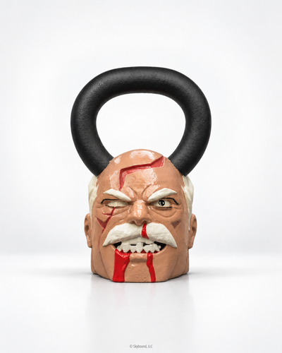 CONQUEST Hand-Painted Kettlebell 1 of 10 - 50lbs