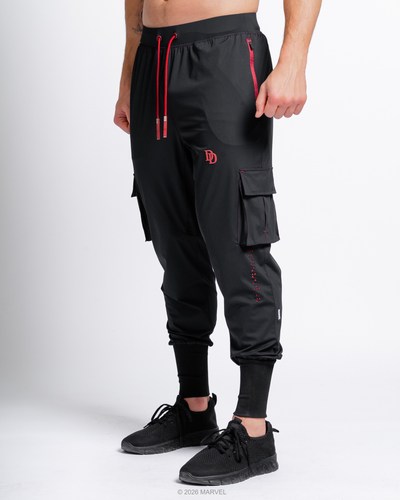 DAREDEVIL Performance High Rib Cargo Stealth Joggers