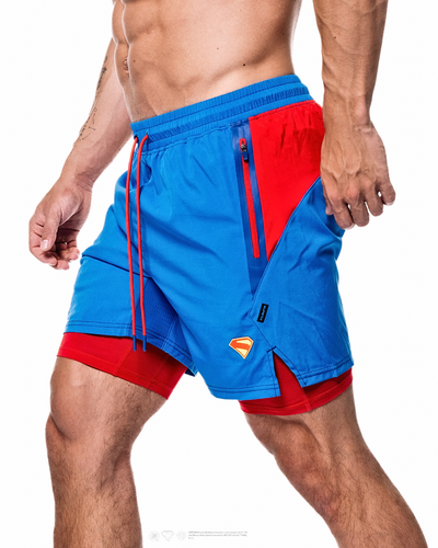 SUPERMAN Performance 7" Shorts w/Liner