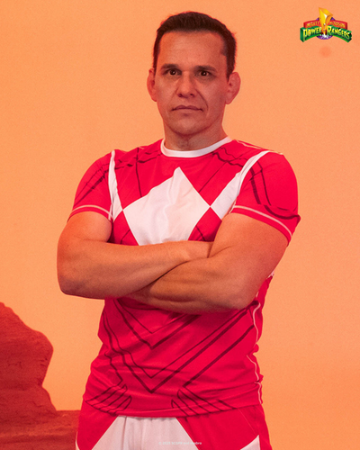 Red Ranger Short Sleeve MMA Rash Guard