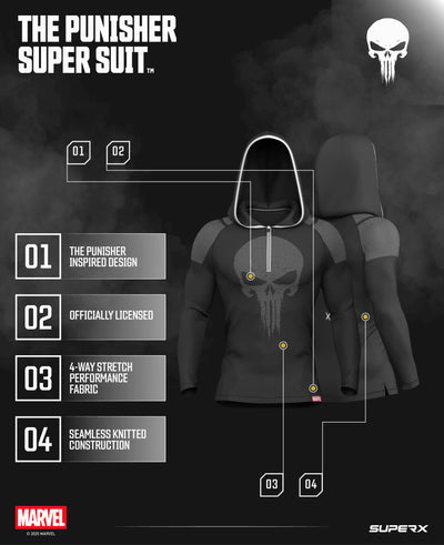 The Punisher Super Suit™ Compression Pullover Hoodie